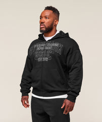 Authentic Apparel Zip Up Hoodie Black