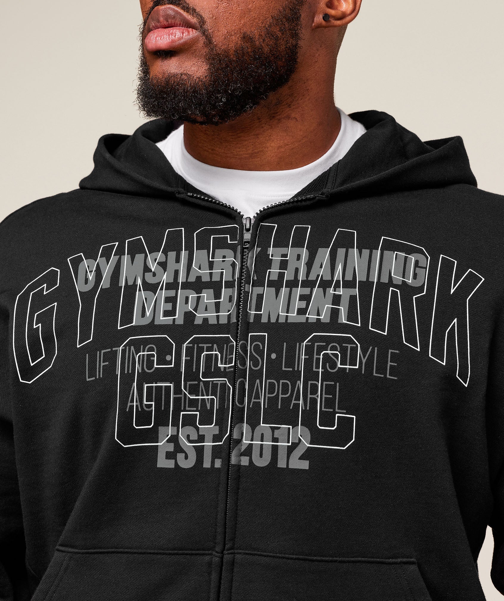 Authentic Apparel Zip Up Hoodie Black