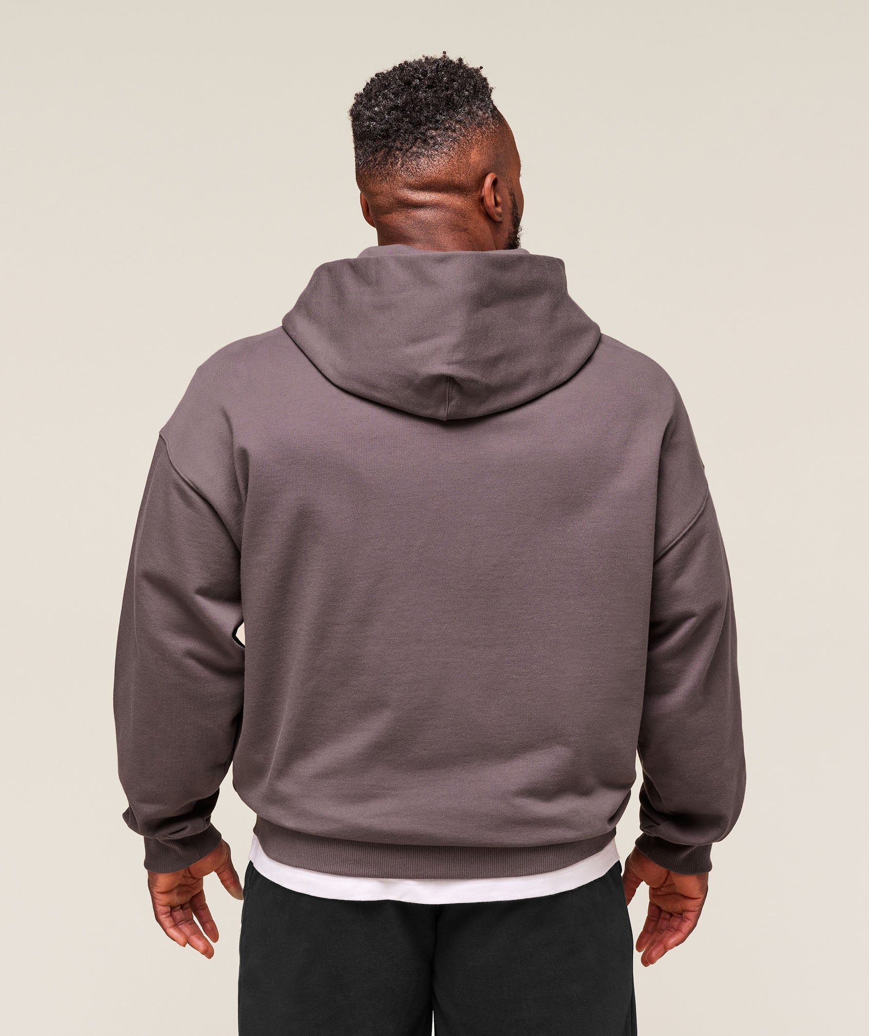 Authentic Apparel Zip Up Hoodie Brushed Purple