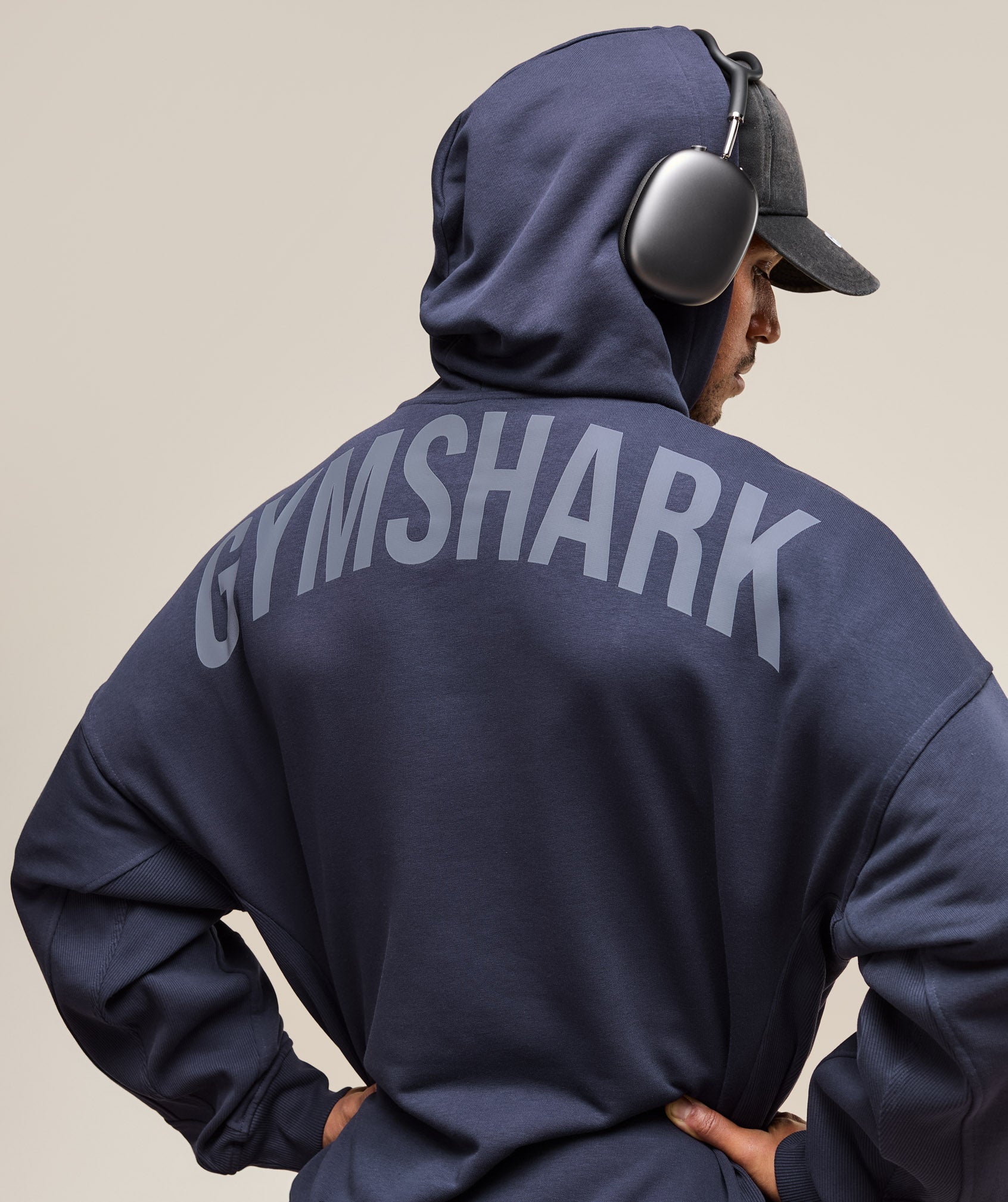 Power Hoodie Heavy Blue