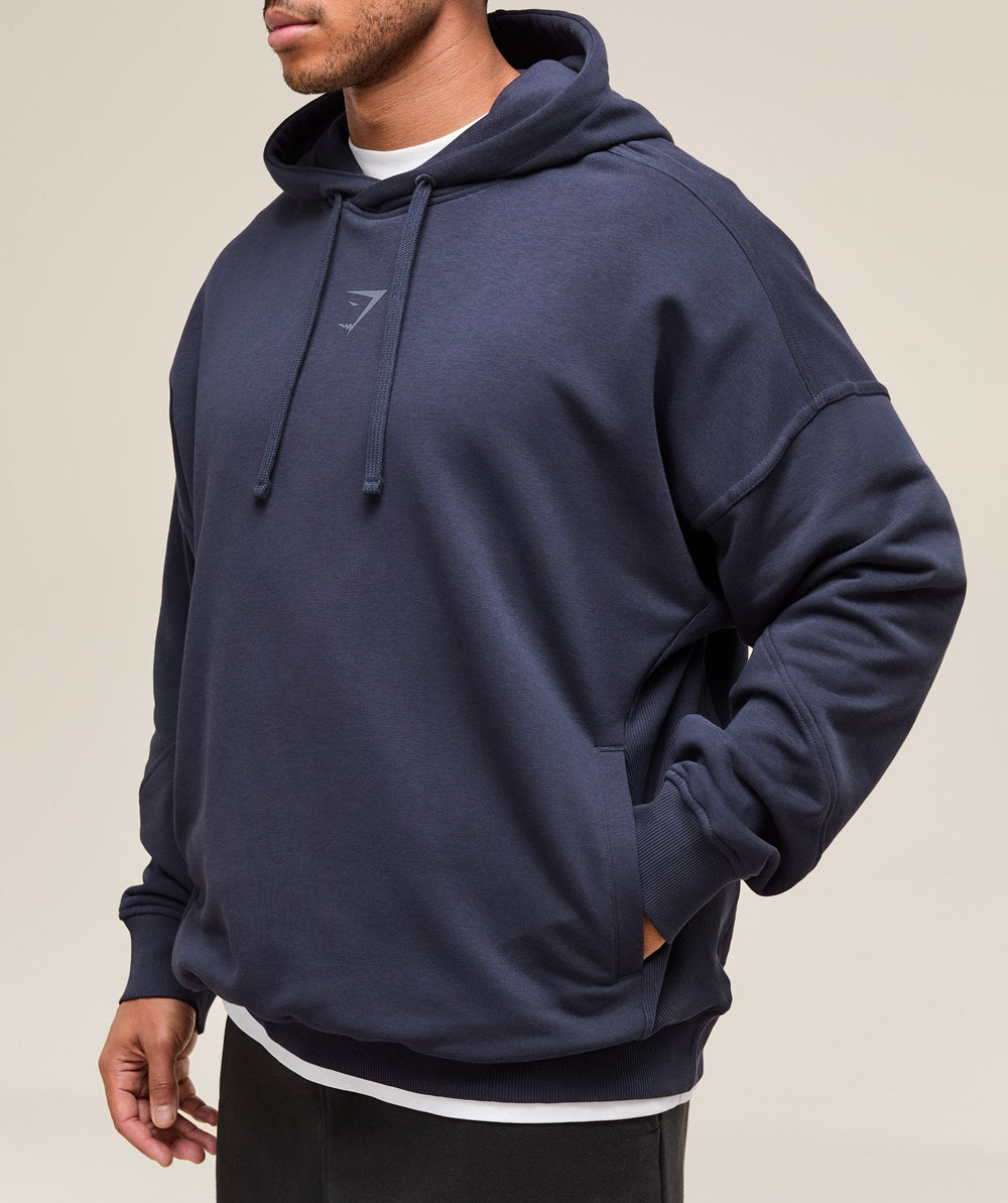 Power Hoodie Heavy Blue
