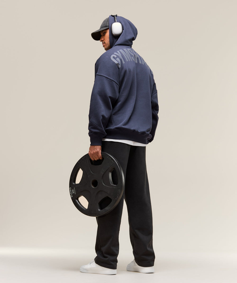 Power Hoodie Heavy Blue