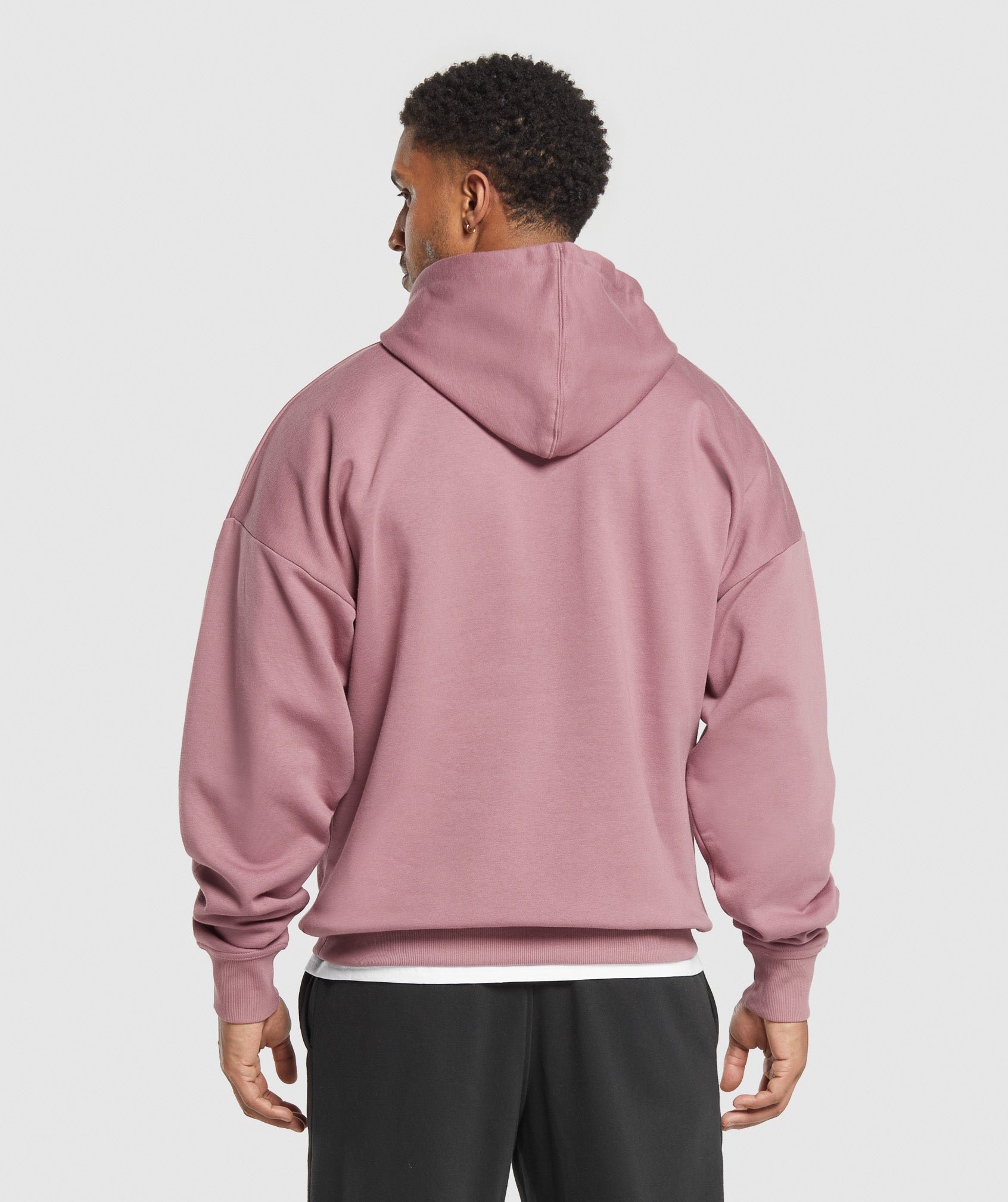 Crest Oversized Hoodie Calm Pink