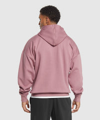 Crest Oversized Hoodie Calm Pink