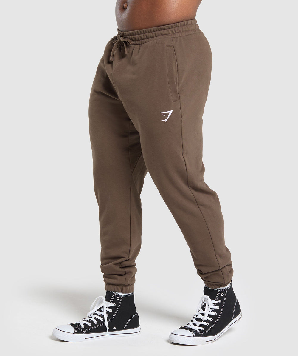 Essential Oversized Joggers Walnut Brown