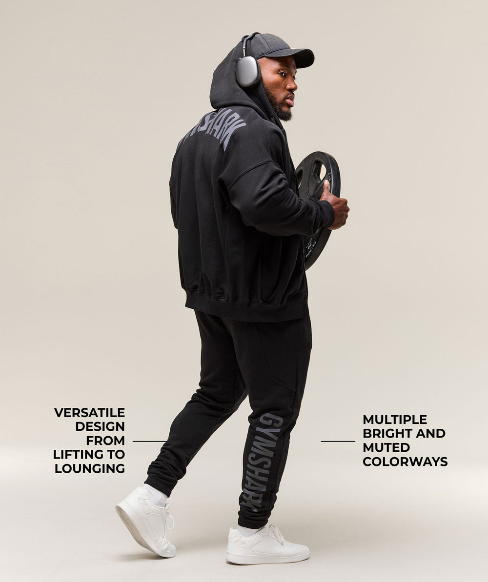 Power Wordmark Joggers Black