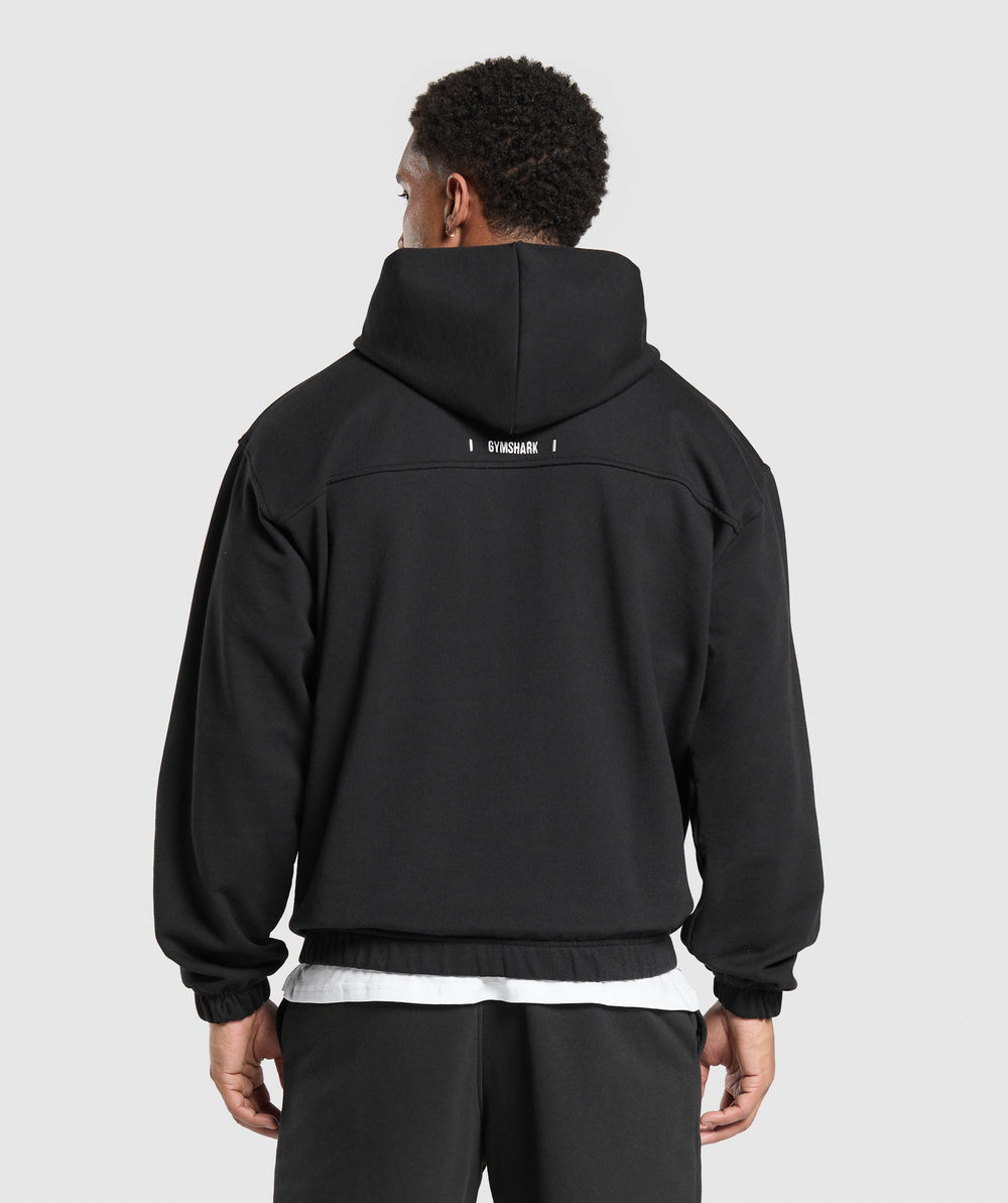 Rest Day Essentials Boxy Hoodie Black