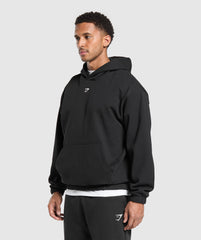 Rest Day Essentials Boxy Hoodie Black