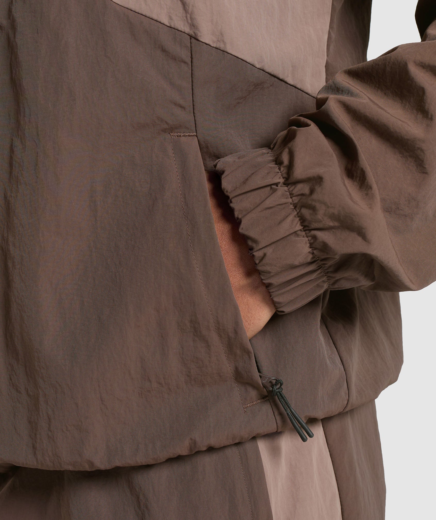 Retro Track Jacket Walnut Brown/Mocha Mauve/Soft White