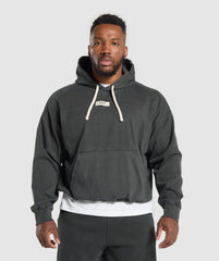 Heavyweight Rib Hoodie Asphalt Grey
