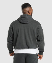 Heavyweight Rib Hoodie Asphalt Grey