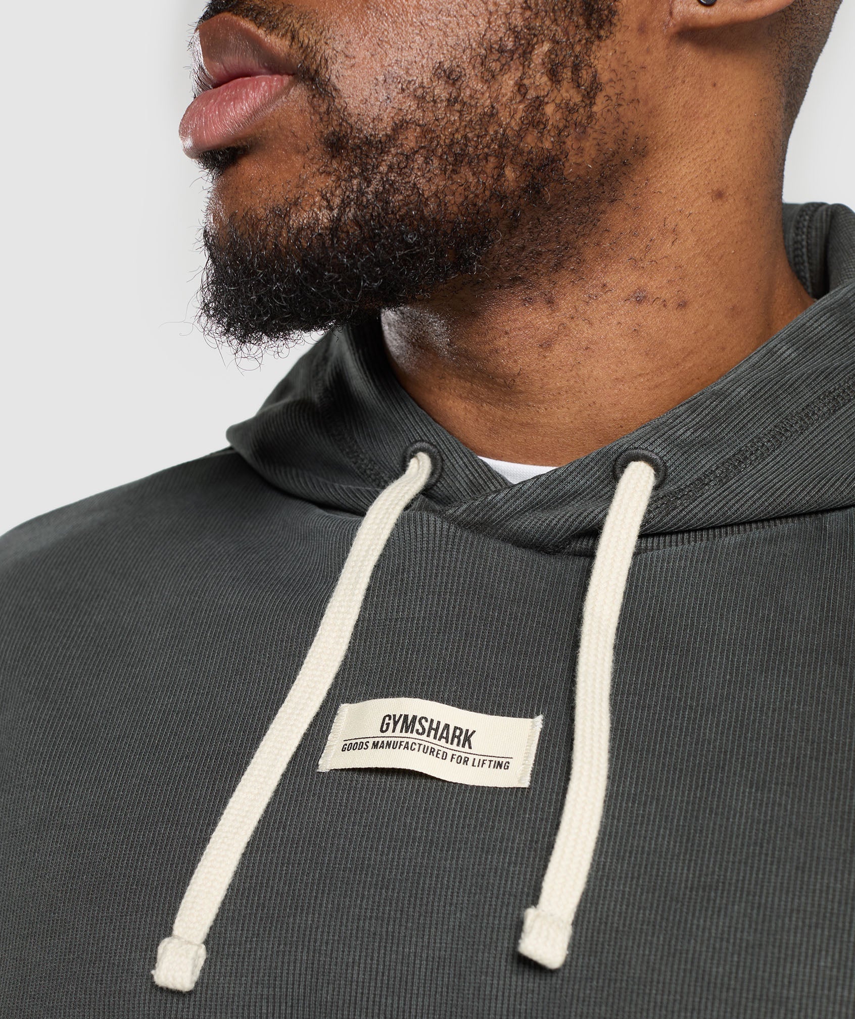 Heavyweight Rib Hoodie Asphalt Grey