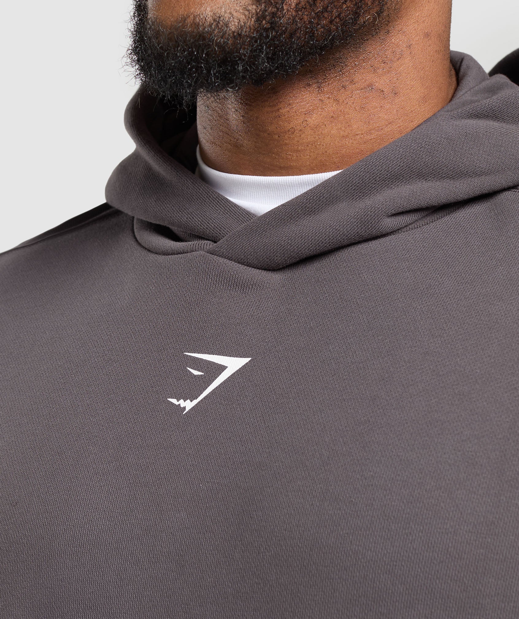 Strength Department Animal Oversized Hoodie Greyed Purple