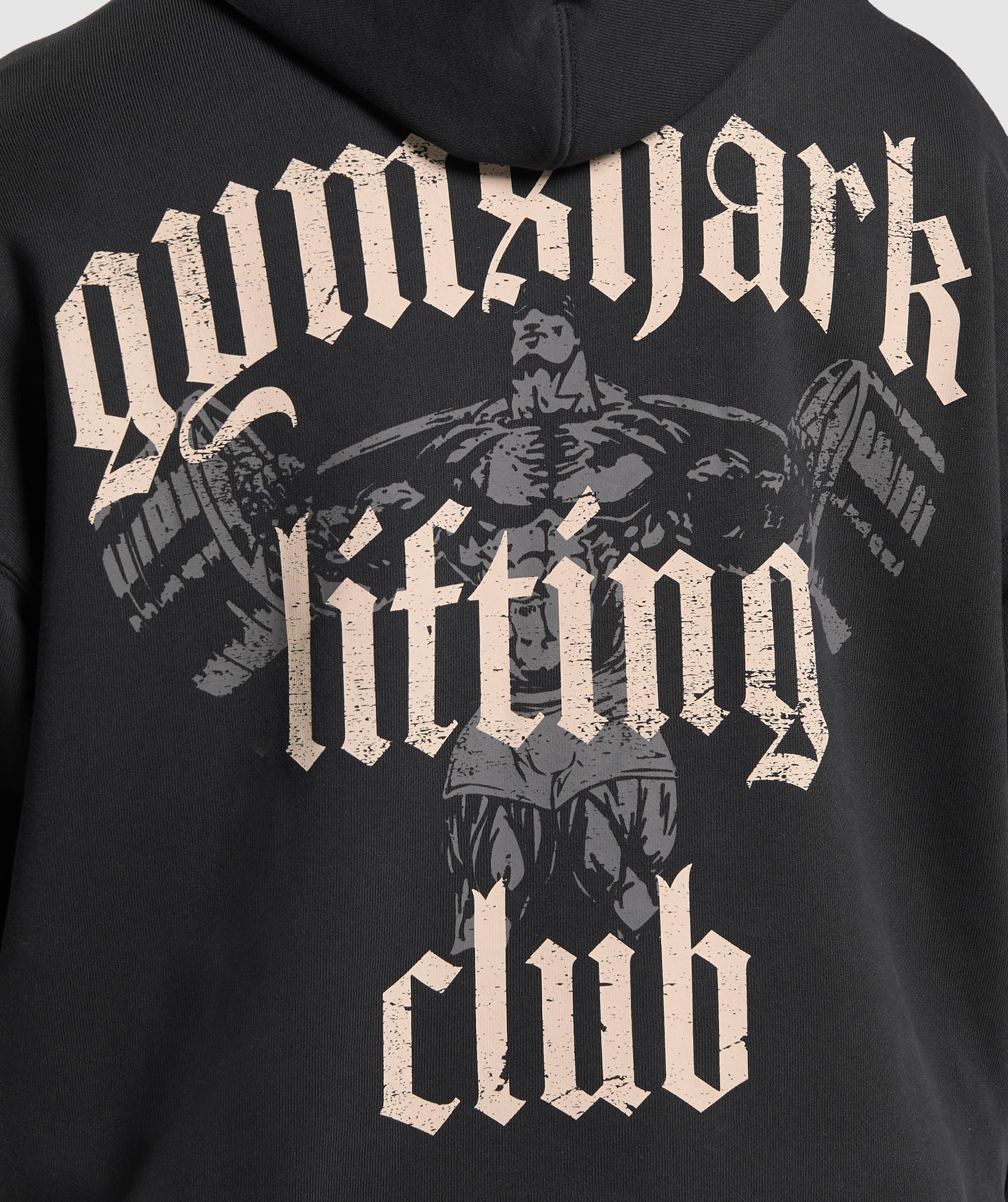 Lifting Club Hoodie Black/Pebble Grey