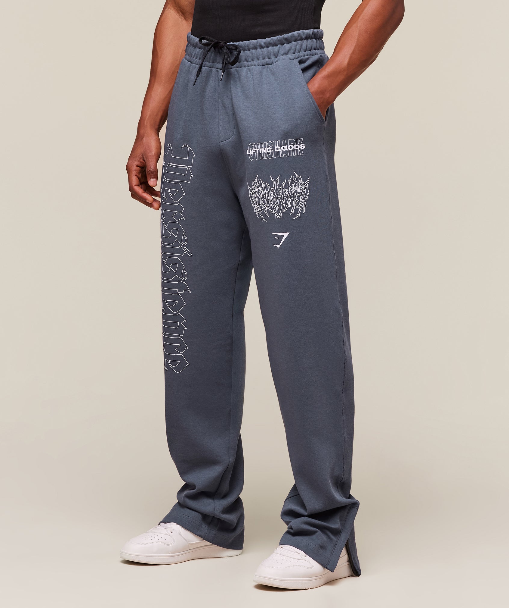Carlos Belcast x Rest Day Track Pants Titanium Blue