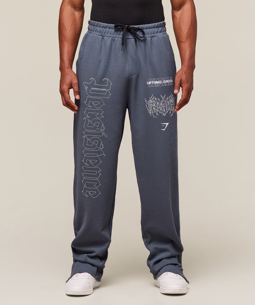Carlos Belcast x Rest Day Track Pants Titanium Blue