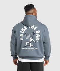 Raise the Bar Hoodie Iron Blue