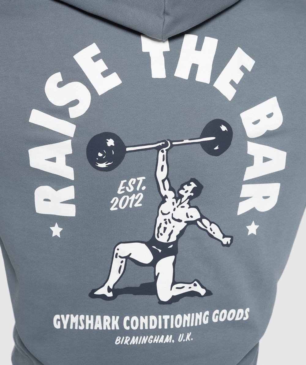 Raise the Bar Hoodie Iron Blue