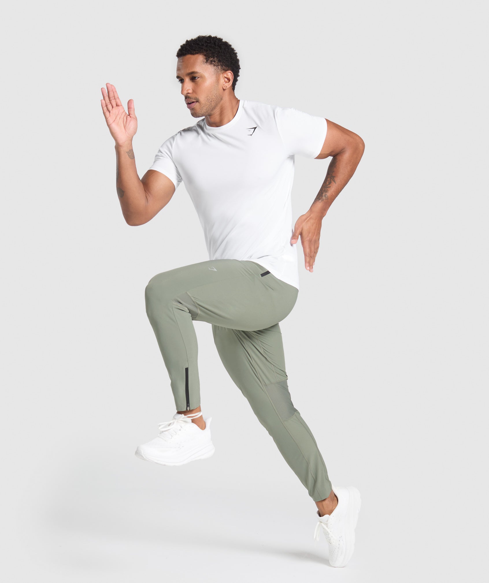 Running Performance Joggers Unit Green
