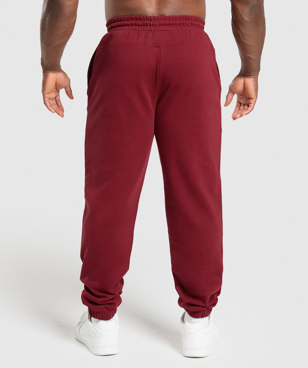 Global Lifting Oversized Joggers Sets Red