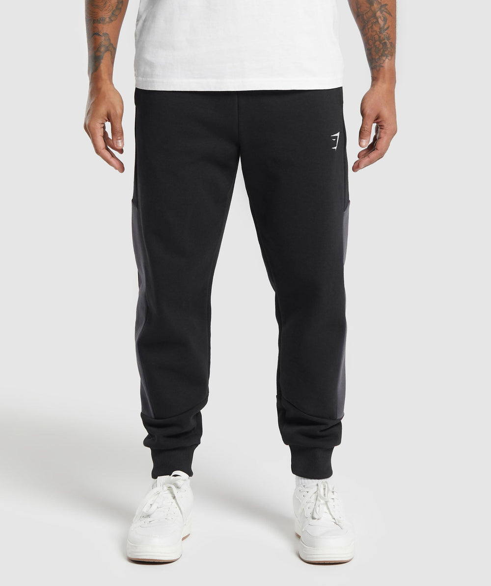 Pique Joggers Black/Onyx Grey