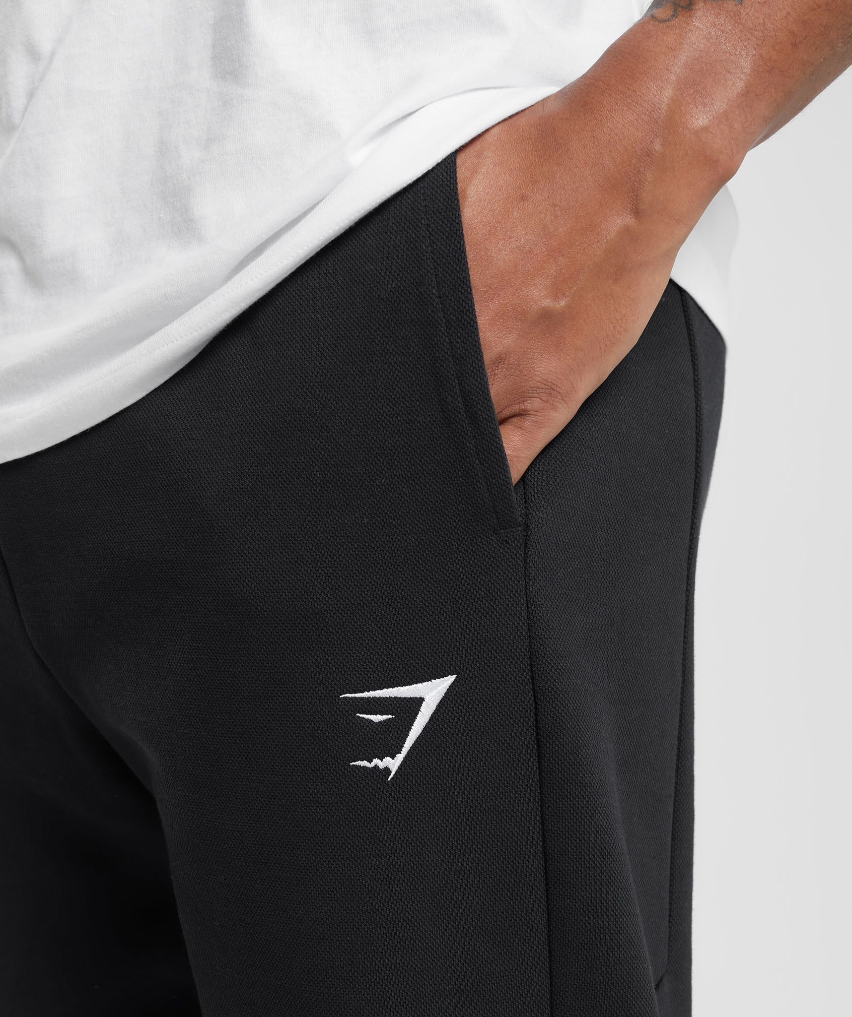 Pique Joggers Black/Onyx Grey