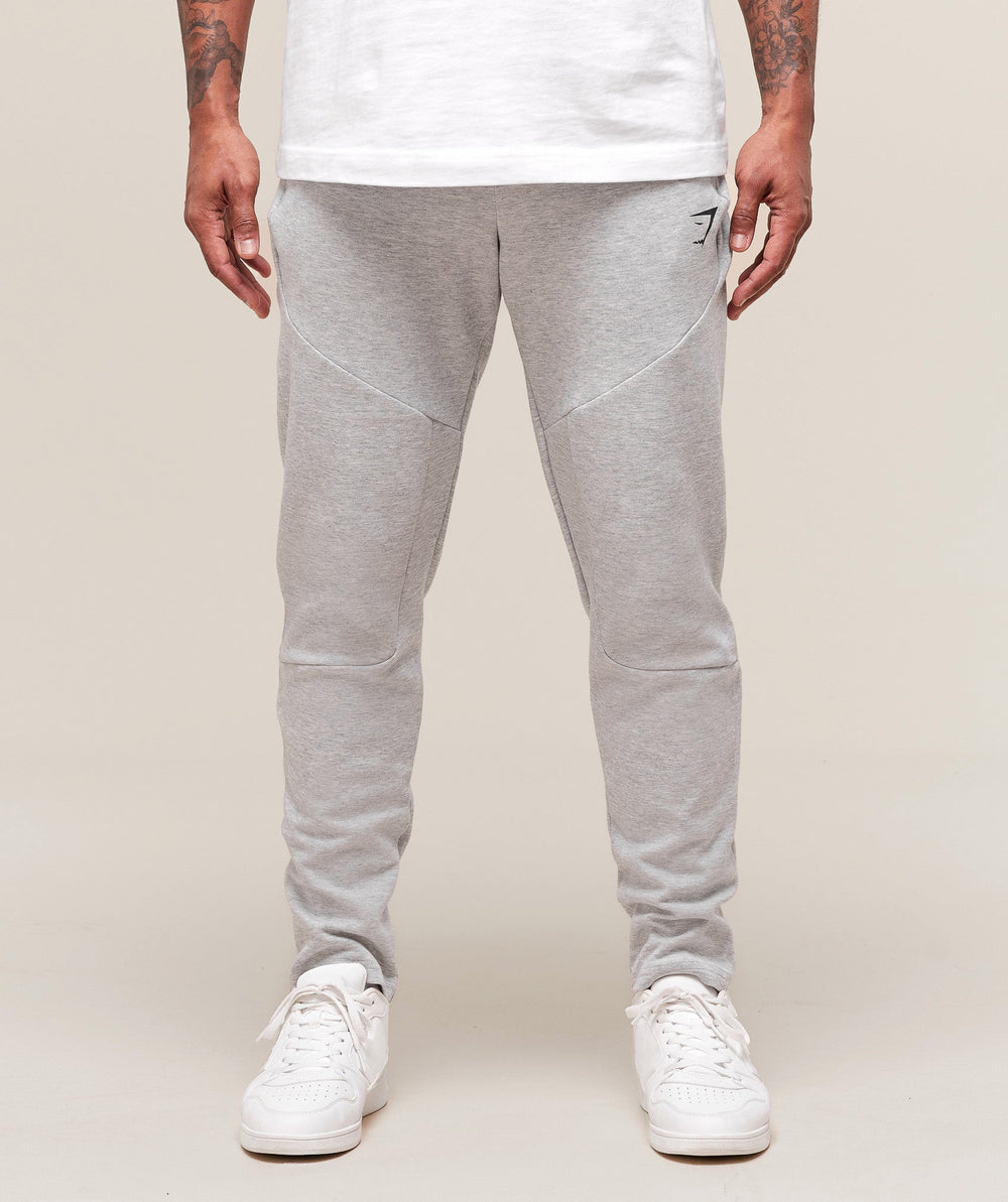 Interlock Tech Joggers Light Grey Core Marl