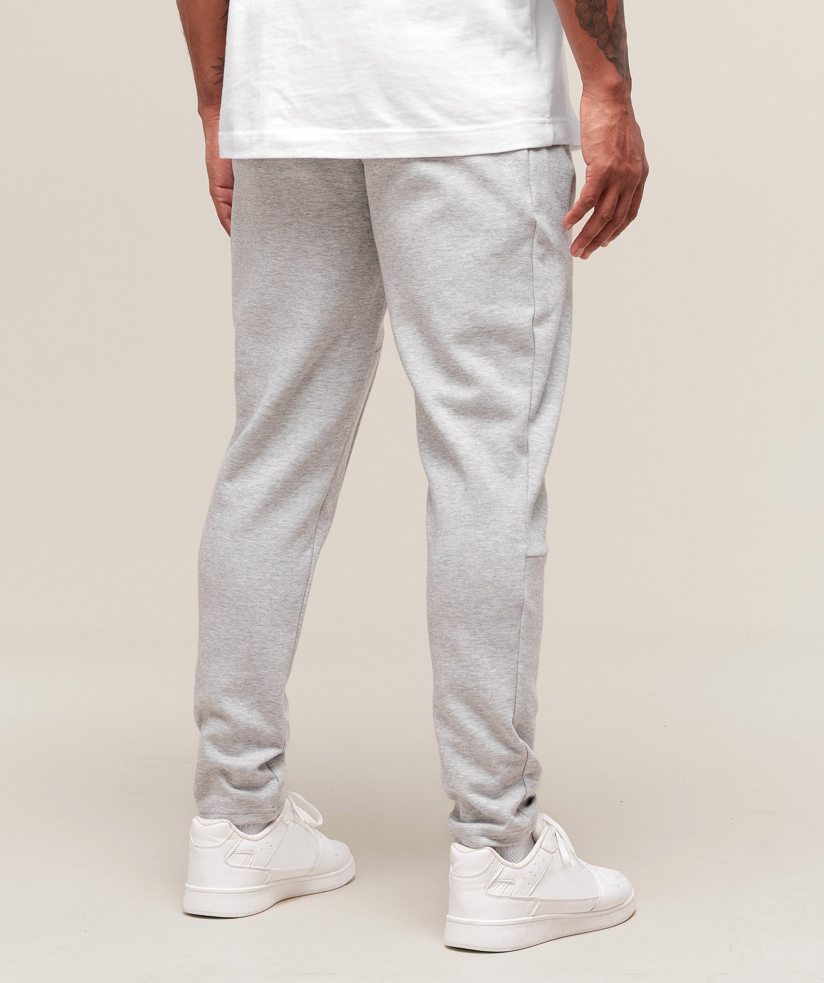 Interlock Tech Joggers Light Grey Core Marl