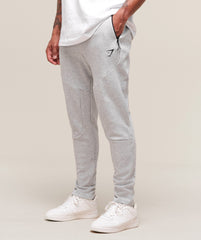 Interlock Tech Joggers Light Grey Core Marl
