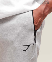 Interlock Tech Joggers Light Grey Core Marl