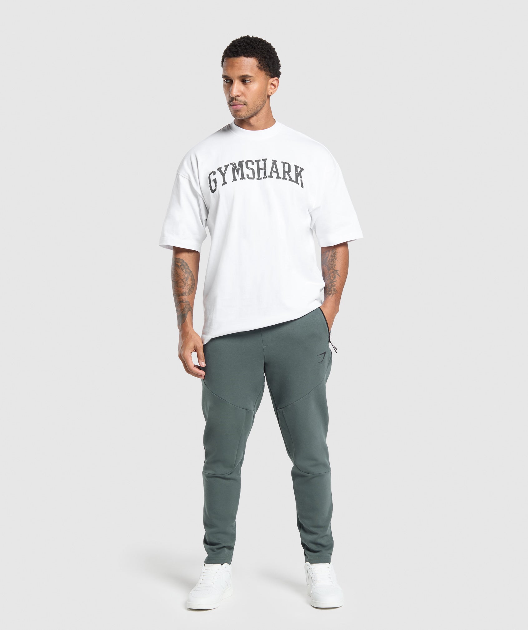 Interlock Tech Joggers Slate Teal