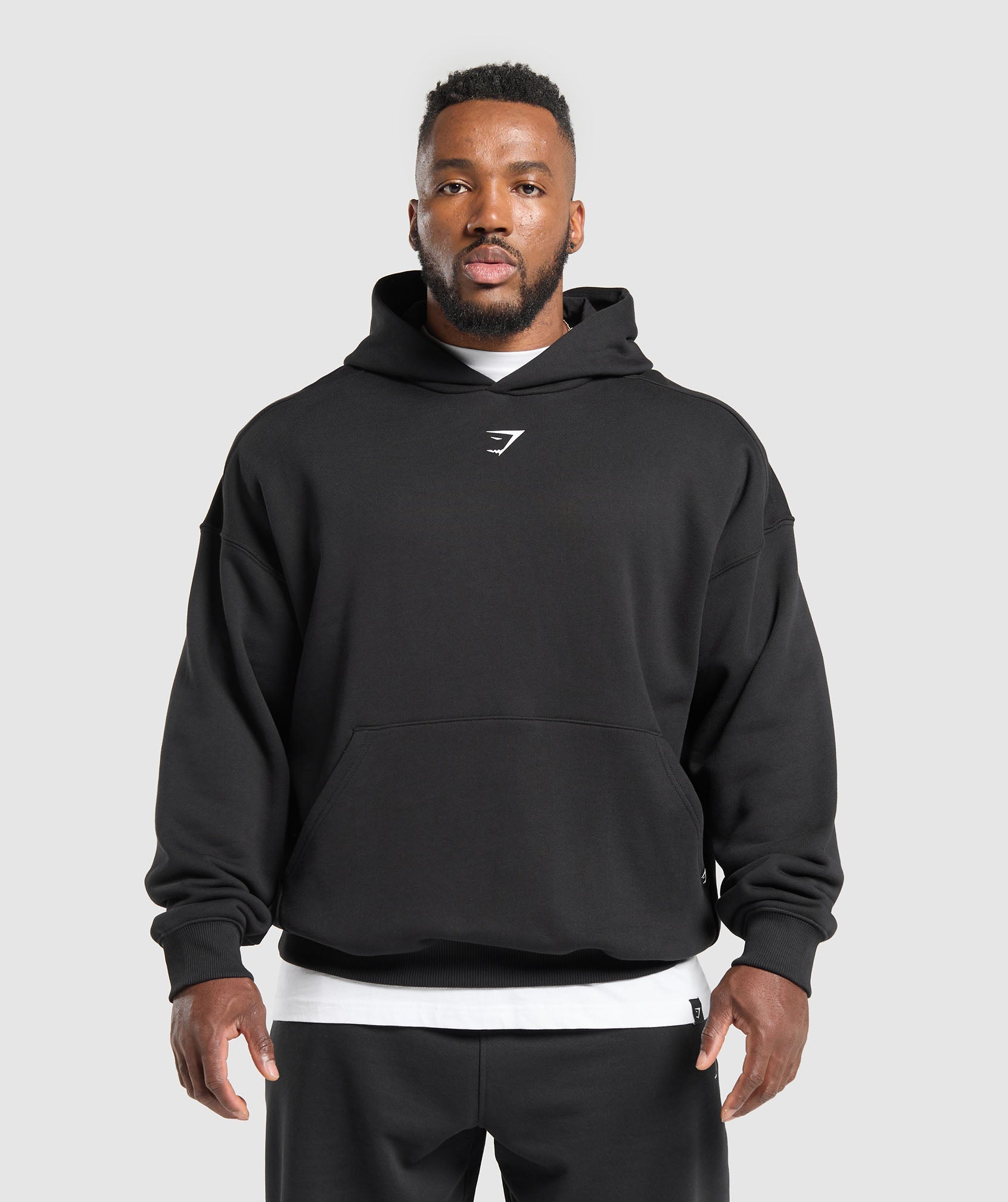 Strength Department Animal Oversized Hoodie Black