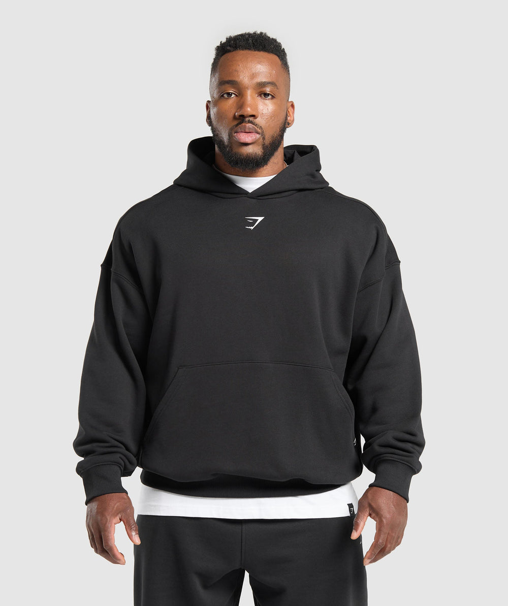 Strength Department Animal Oversized Hoodie Black