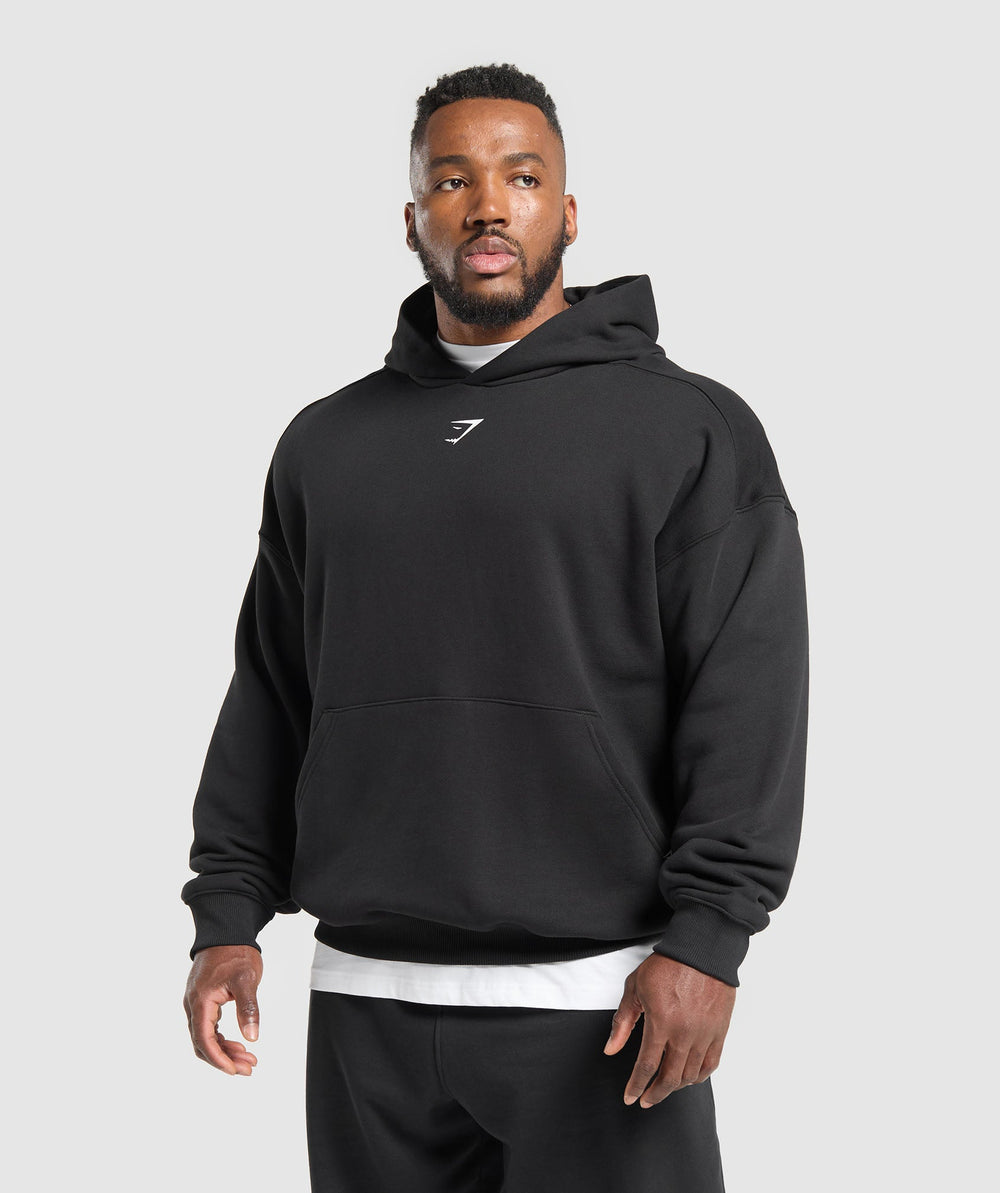 Strength Department Animal Oversized Hoodie Black