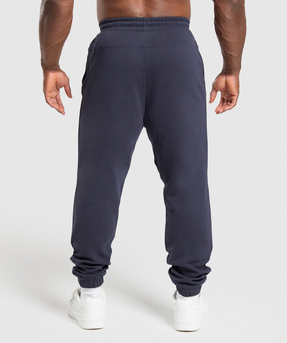 Global Lifting Oversized Joggers Heavy Blue