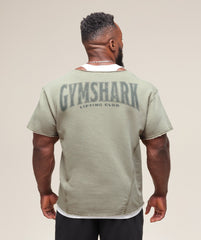 Heritage Washed Rag Top Stone Grey