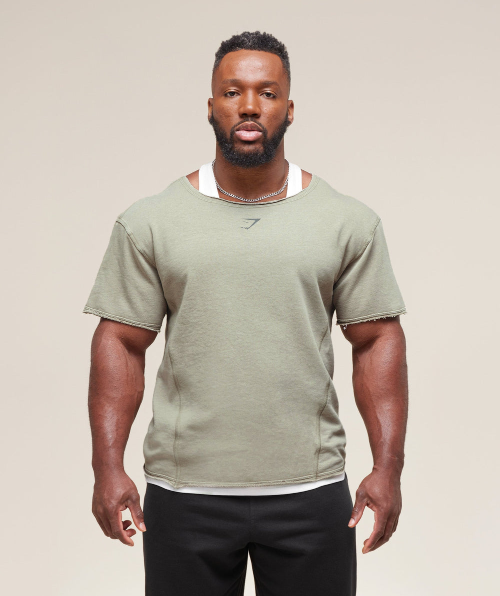Heritage Washed Rag Top Stone Grey