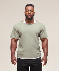 Heritage Washed Rag Top Stone Grey