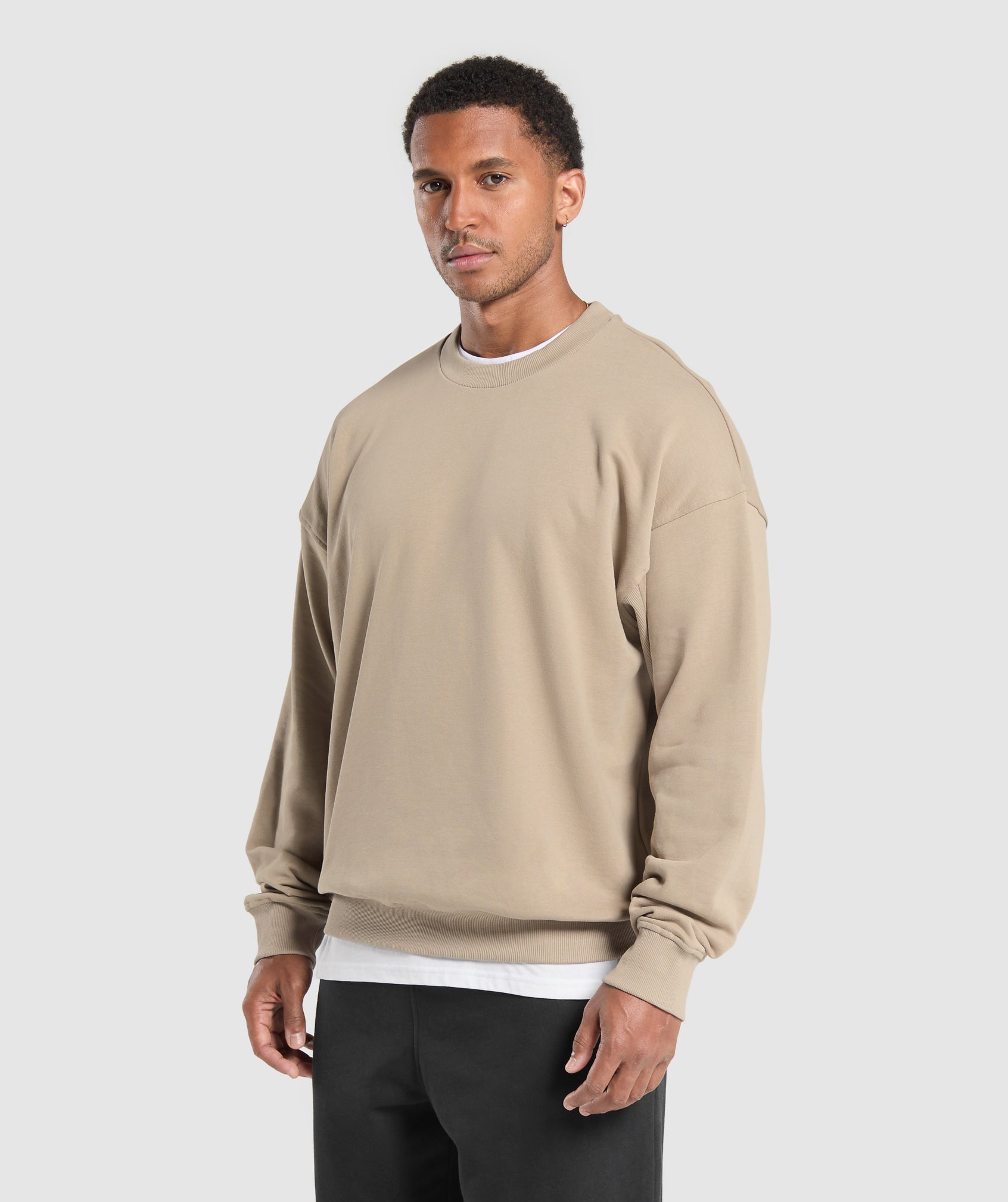 Rest Day Essentials Crew Sand Brown