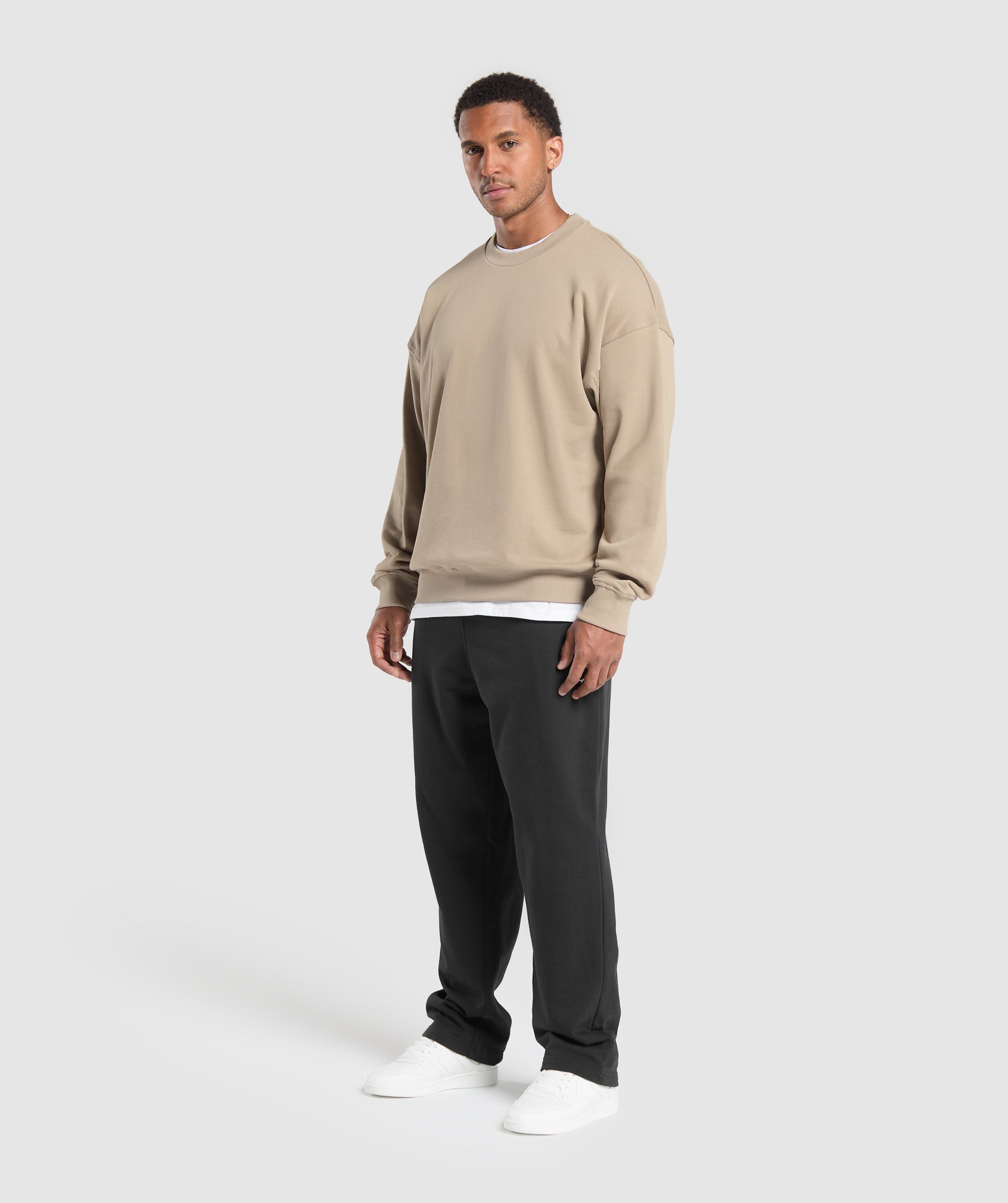 Rest Day Essentials Crew Sand Brown
