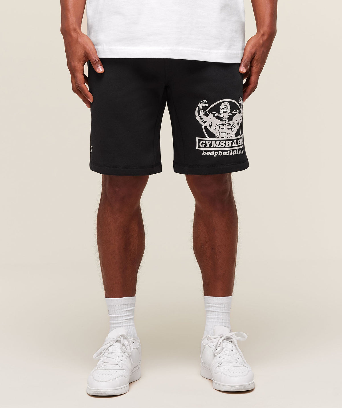 Double Bicep 9" Shorts Black
