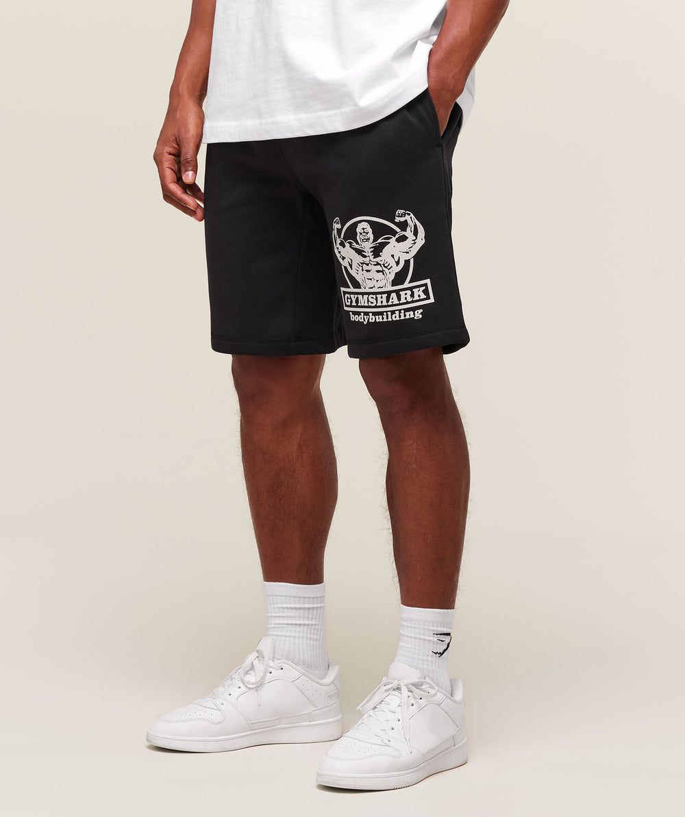 Double Bicep 9" Shorts Black
