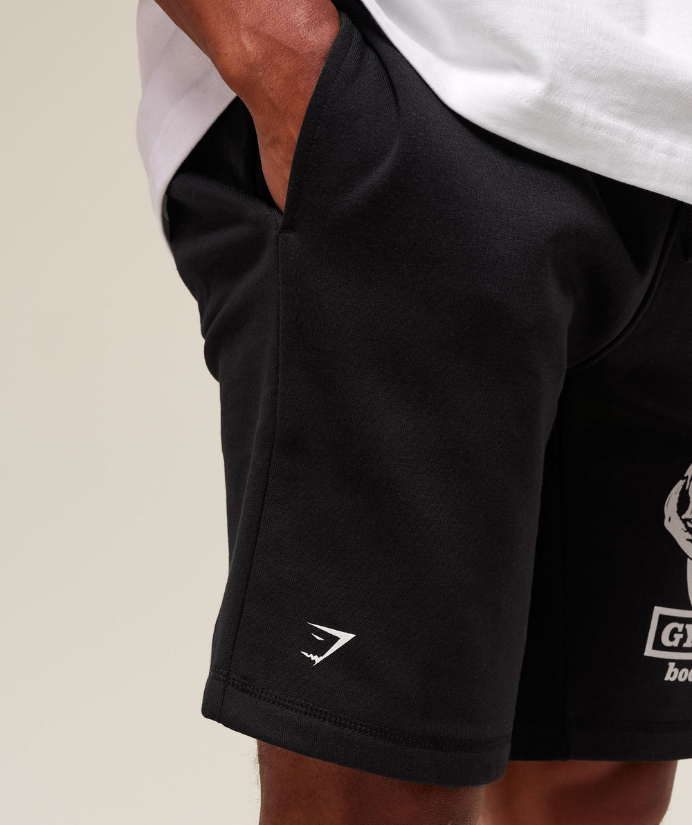 Double Bicep 9" Shorts Black