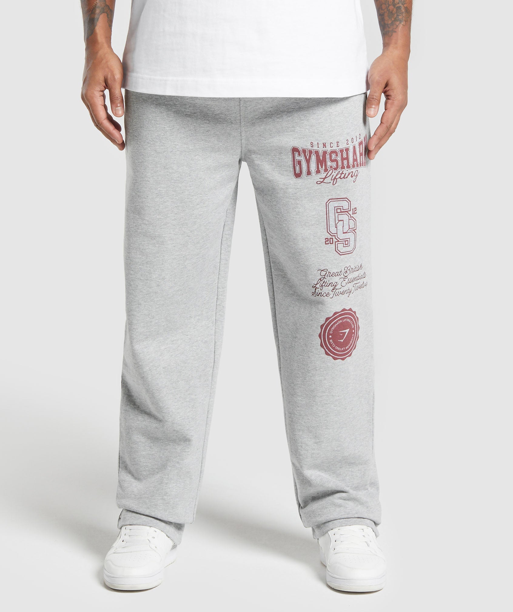 Lifting Essentials Straight Leg Pant Light Grey Core Marl