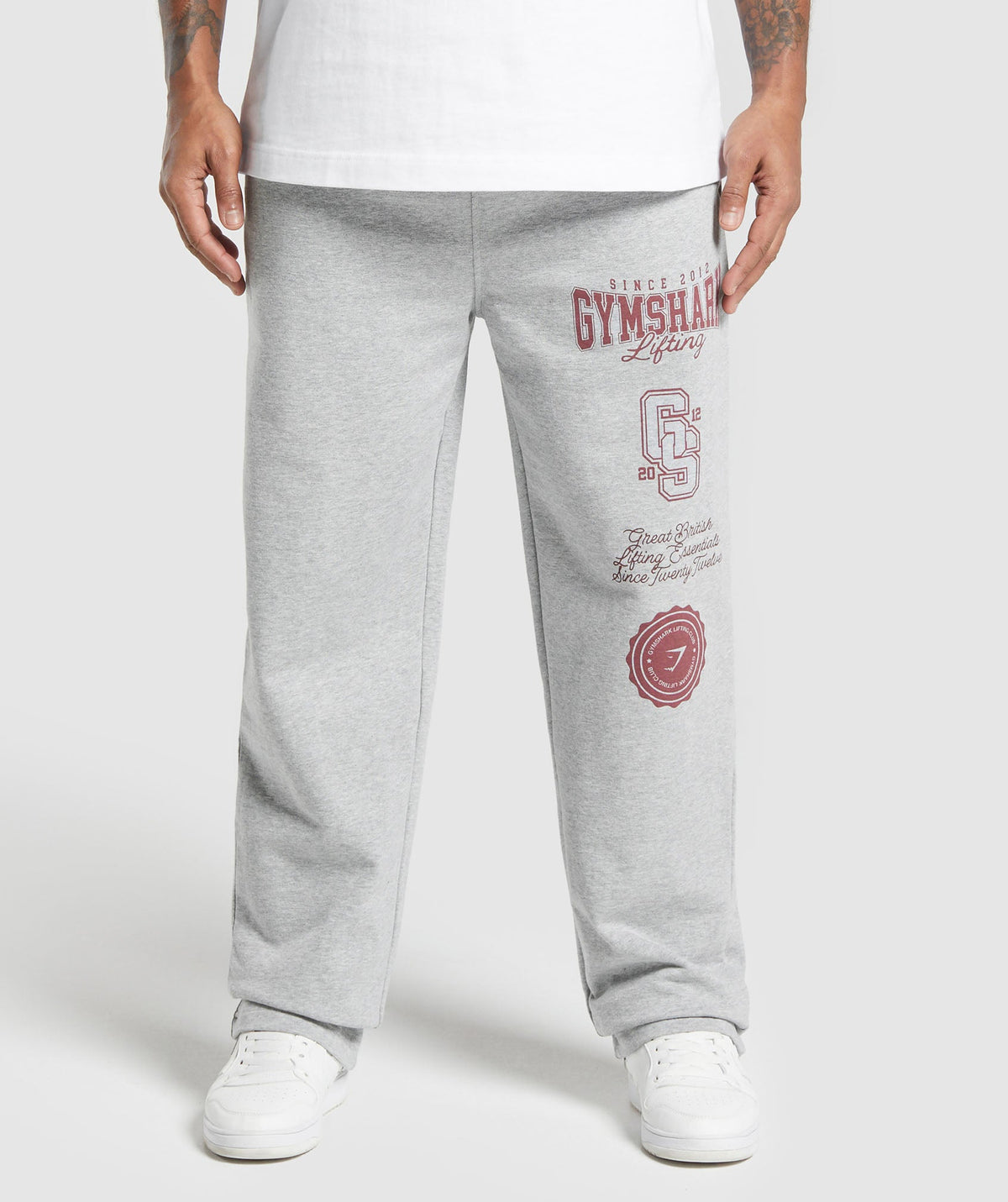 Lifting Essentials Straight Leg Pant Light Grey Core Marl