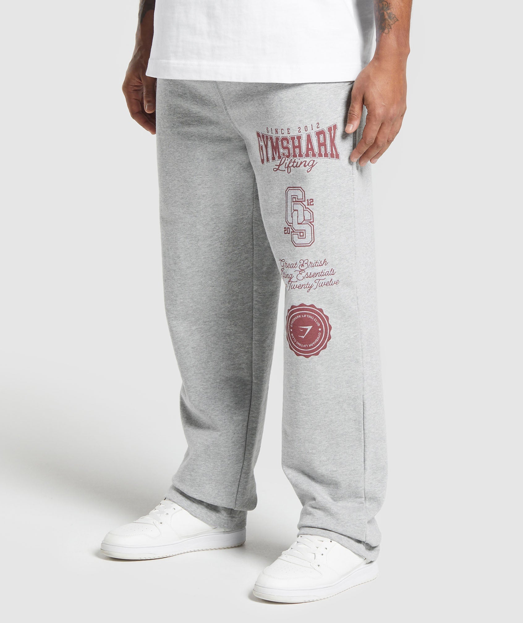Lifting Essentials Straight Leg Pant Light Grey Core Marl