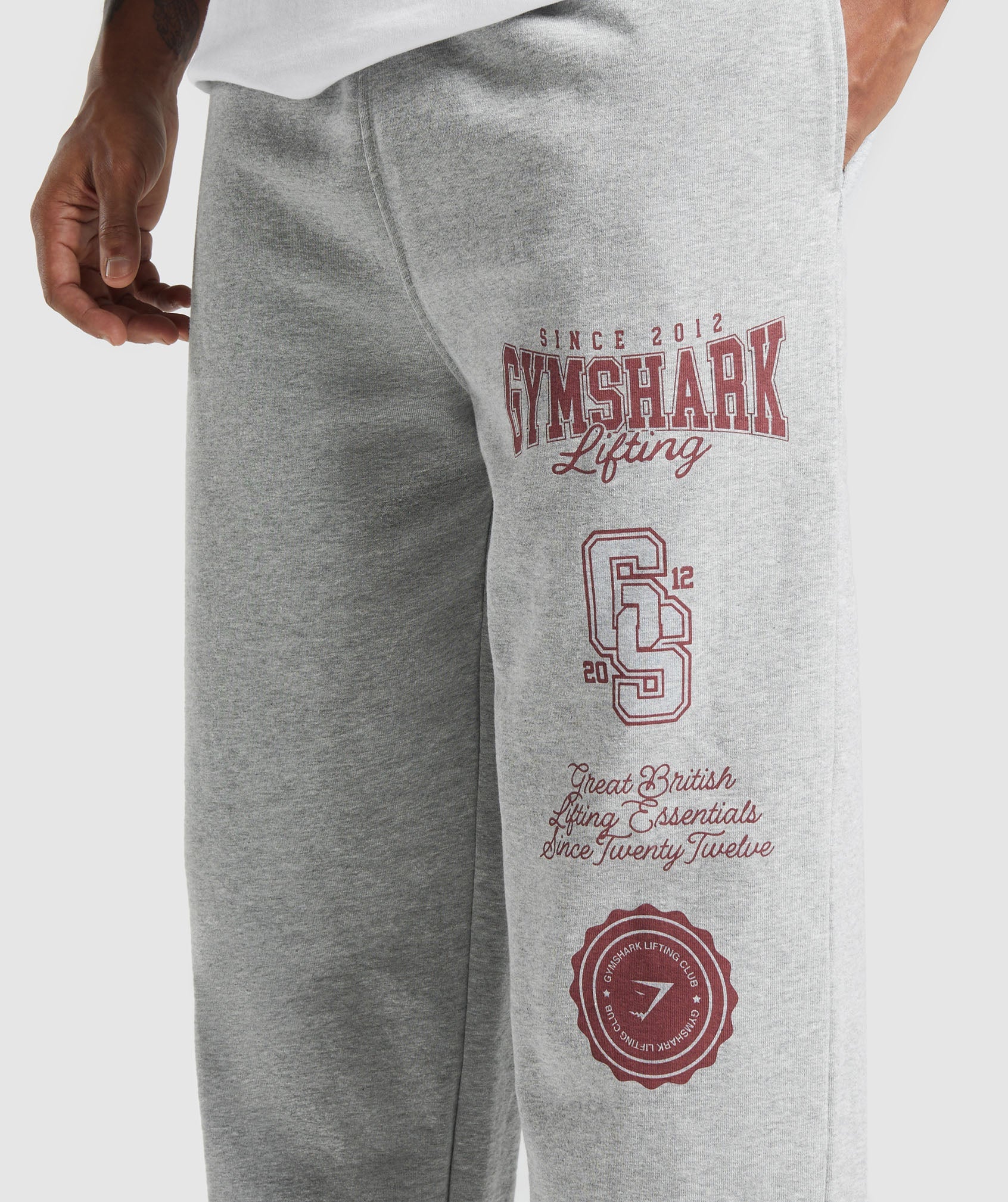 Lifting Essentials Straight Leg Pant Light Grey Core Marl