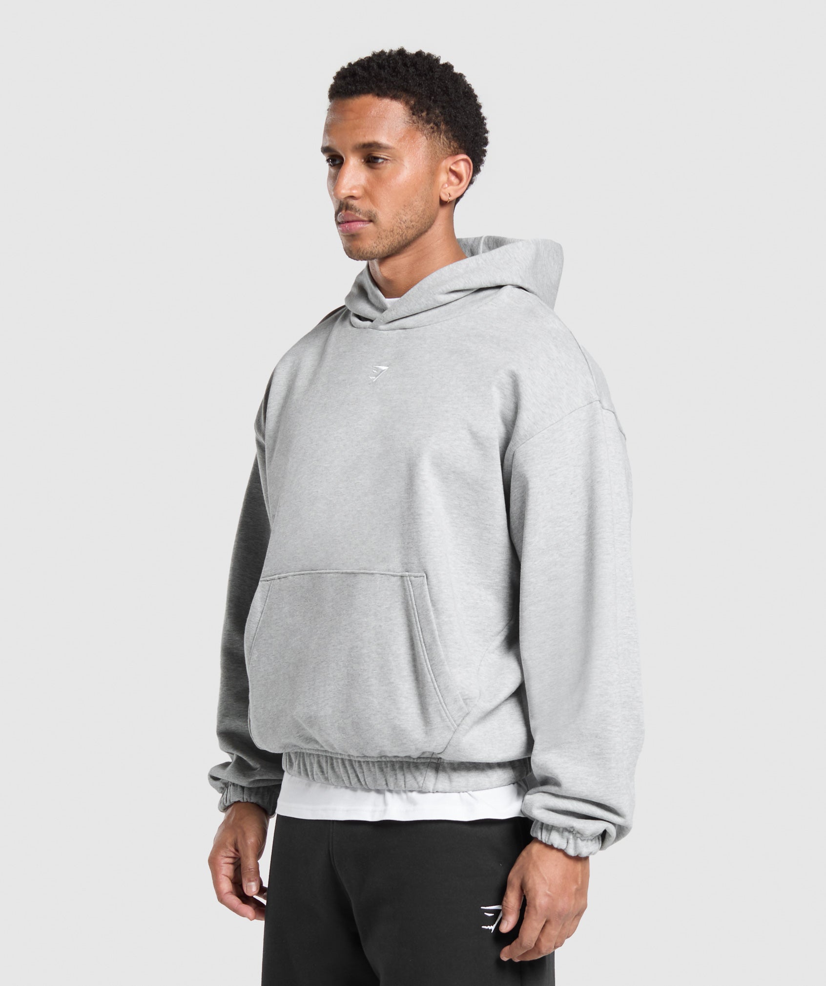 Rest Day Essentials Hoodie Light Grey Core Marl