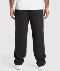EST 2012 Straight Leg Joggers Black