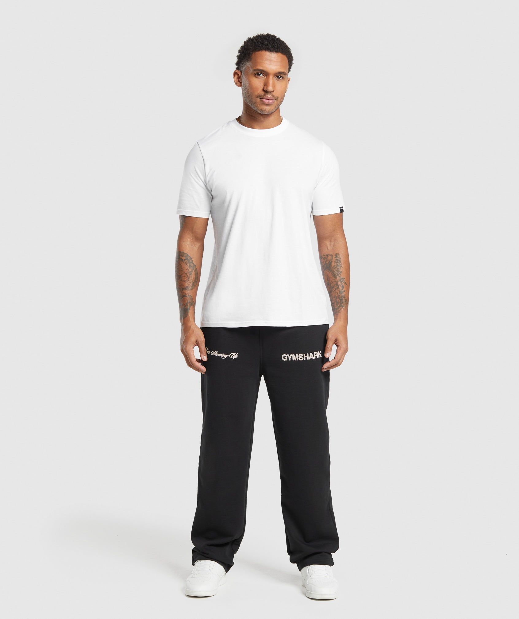 EST 2012 Straight Leg Joggers Black
